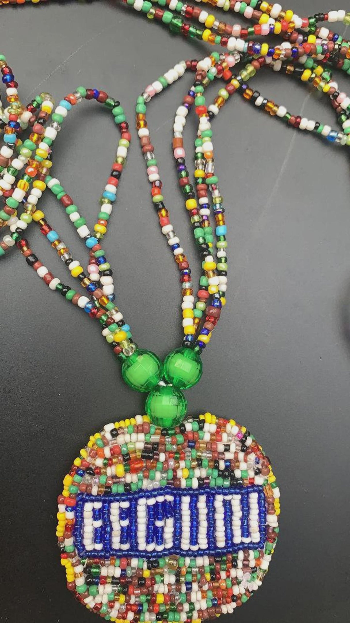 Ileke EEGUN Eleke Egun Egun beads Egungun necklace
