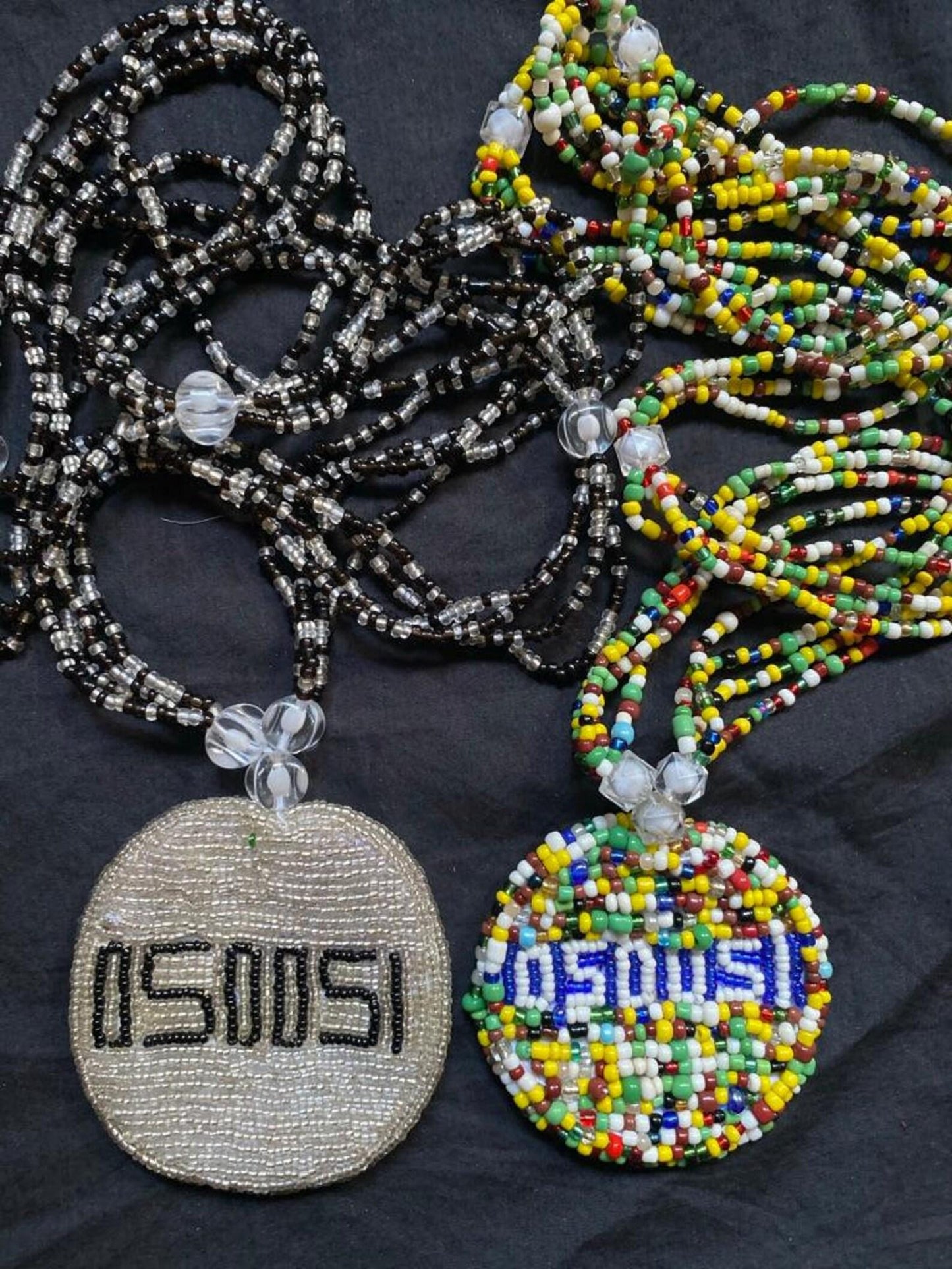 Glass Beads Ileke Osoosi beads necklace