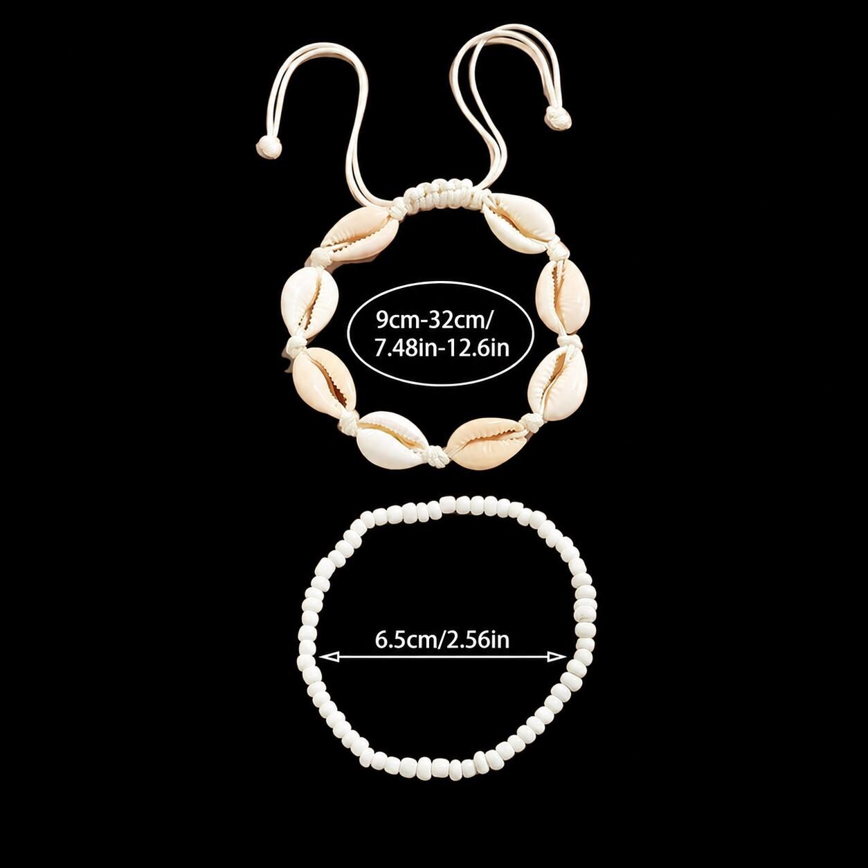 Yoruba Cowrie Shell Anklet for Wealth