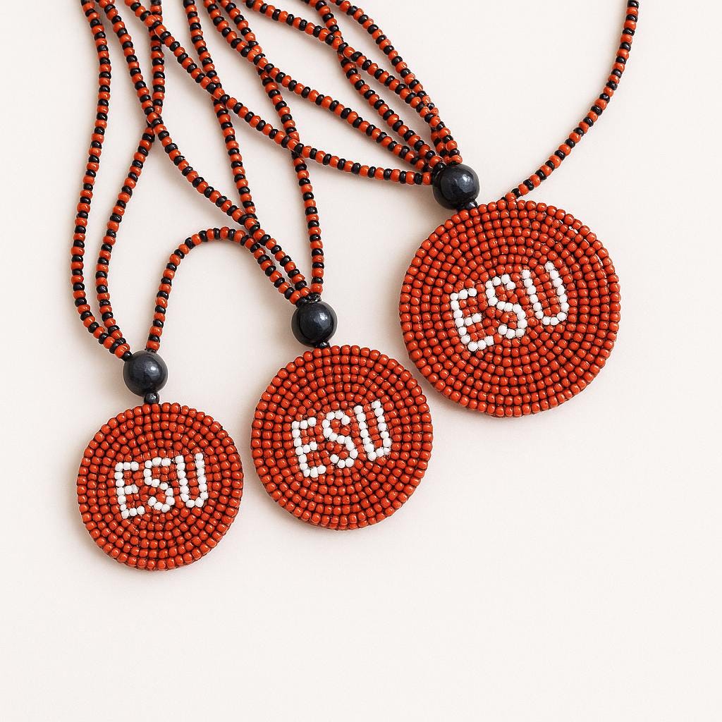 Glass Beads Ileke Egun Eleke  beads necklace