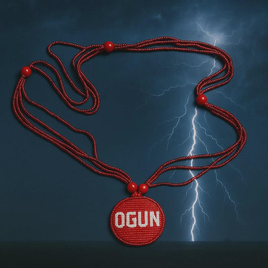 Glass Beads Ileke Ogun Eleke  beads necklace