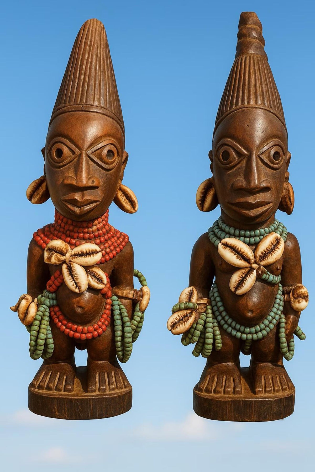 Yoruba Ejire Ibeji Statue SET