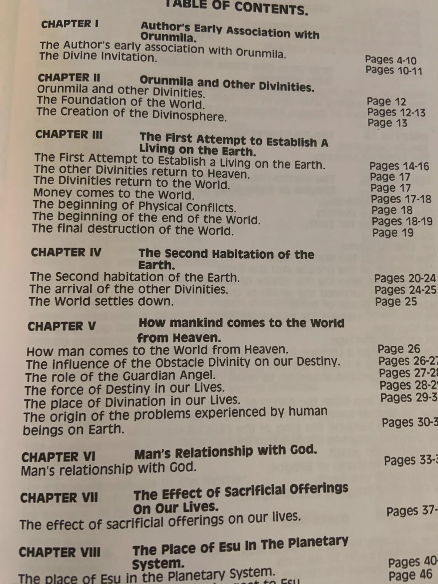 Ifism THE Complete Work Of ORUNMILA. English Version. Hard Cover