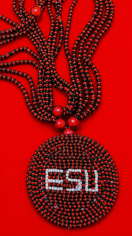 Glass Beads Ileke Egun Eleke  beads necklace
