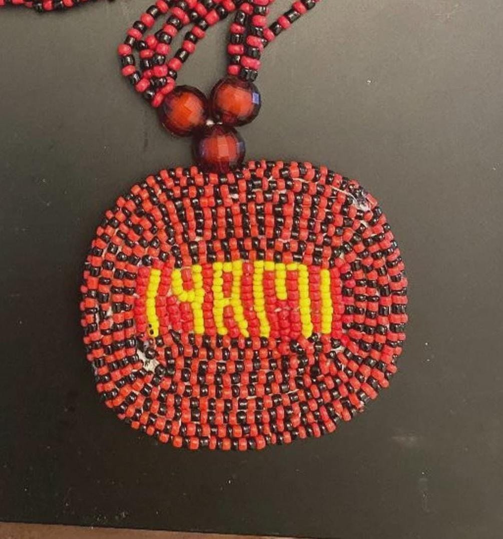 Glass Beads Ileke  Iyami  beads necklace