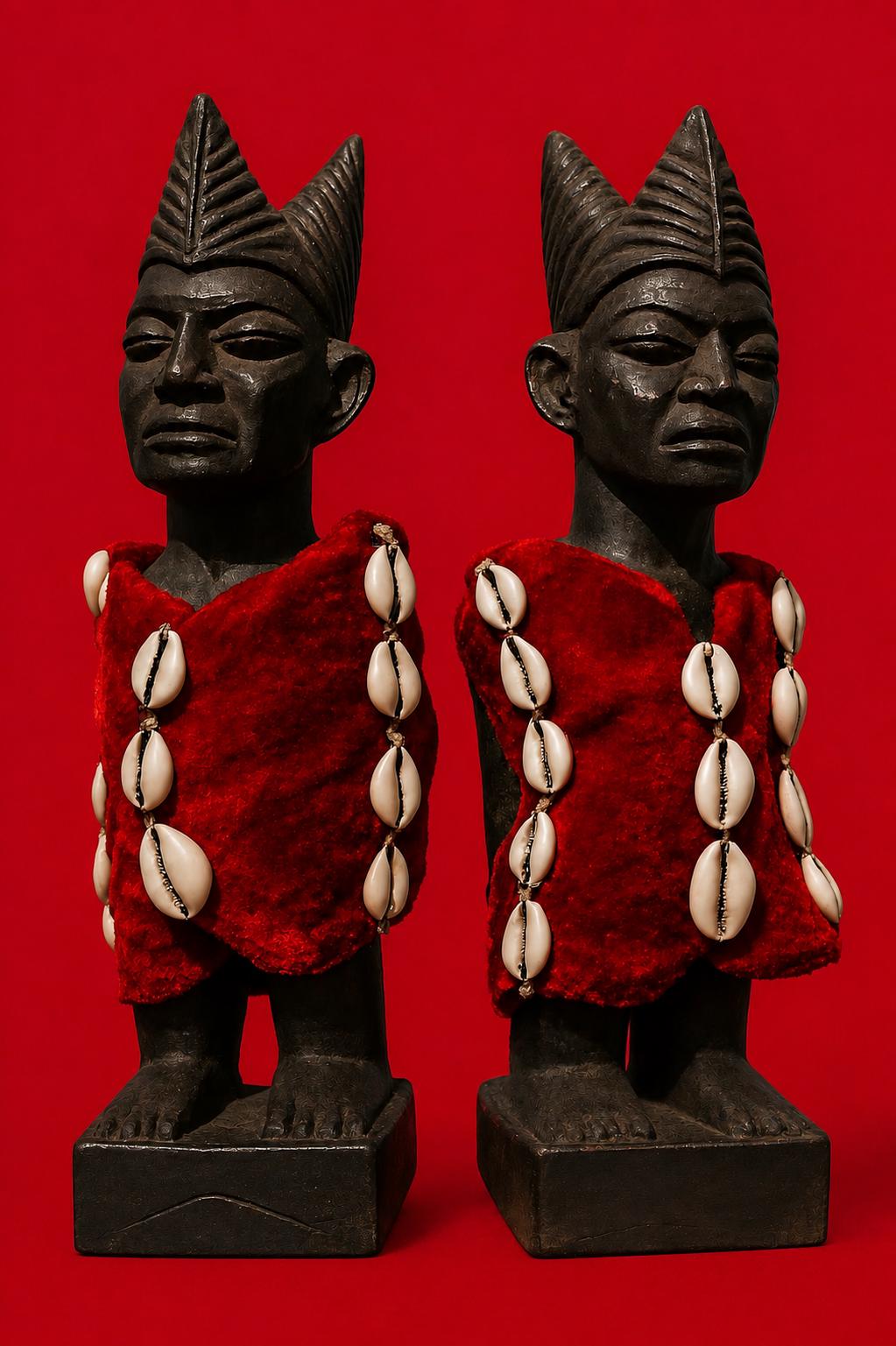 Yoruba Ejire Ibeji Statue SET