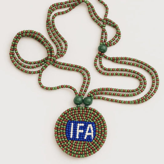 Glass Beads Ileke IFA Eleke  beads necklace
