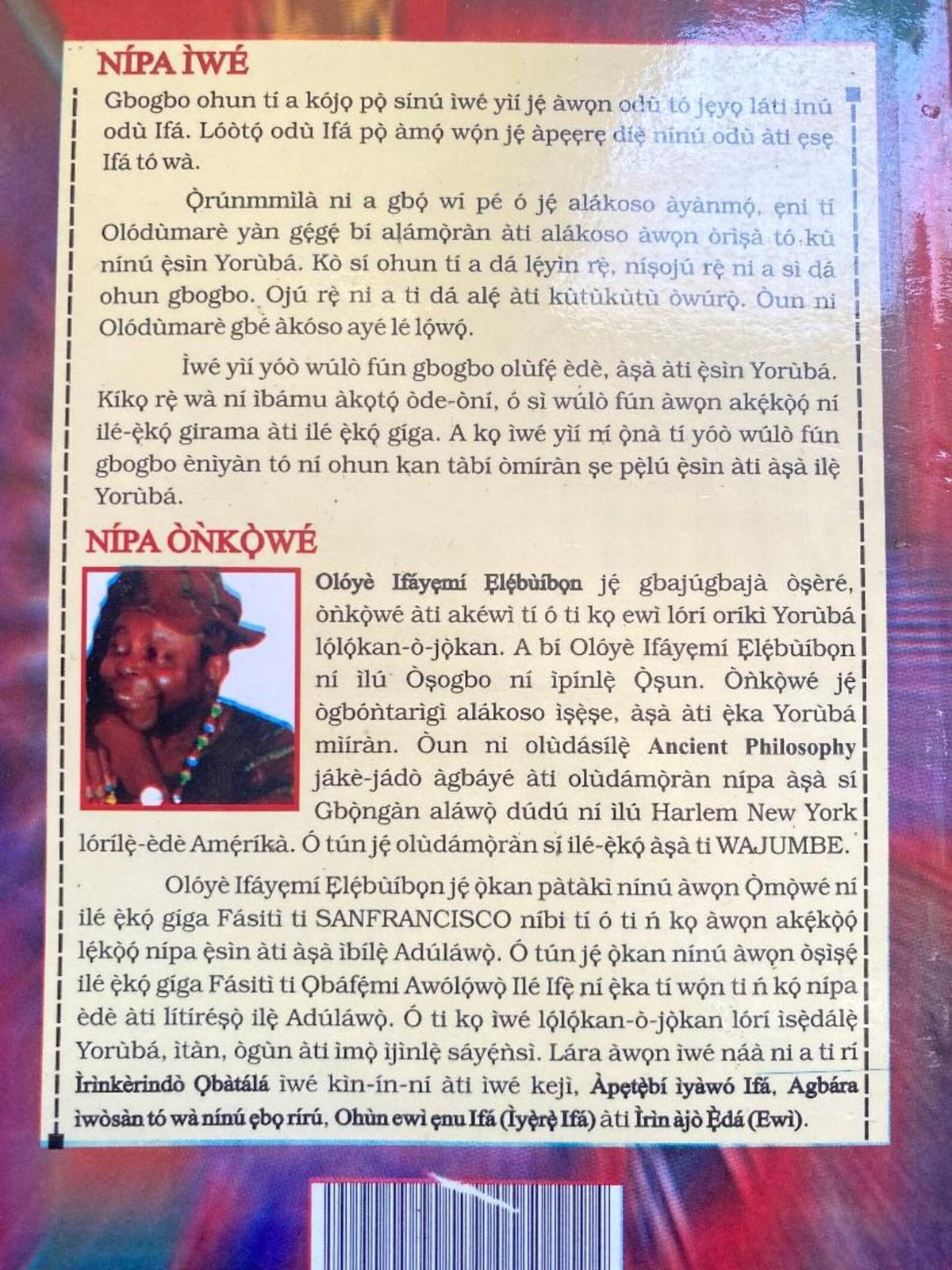 IFA Elerii Ipin Written In Yoruba By Yemi Elebuibon