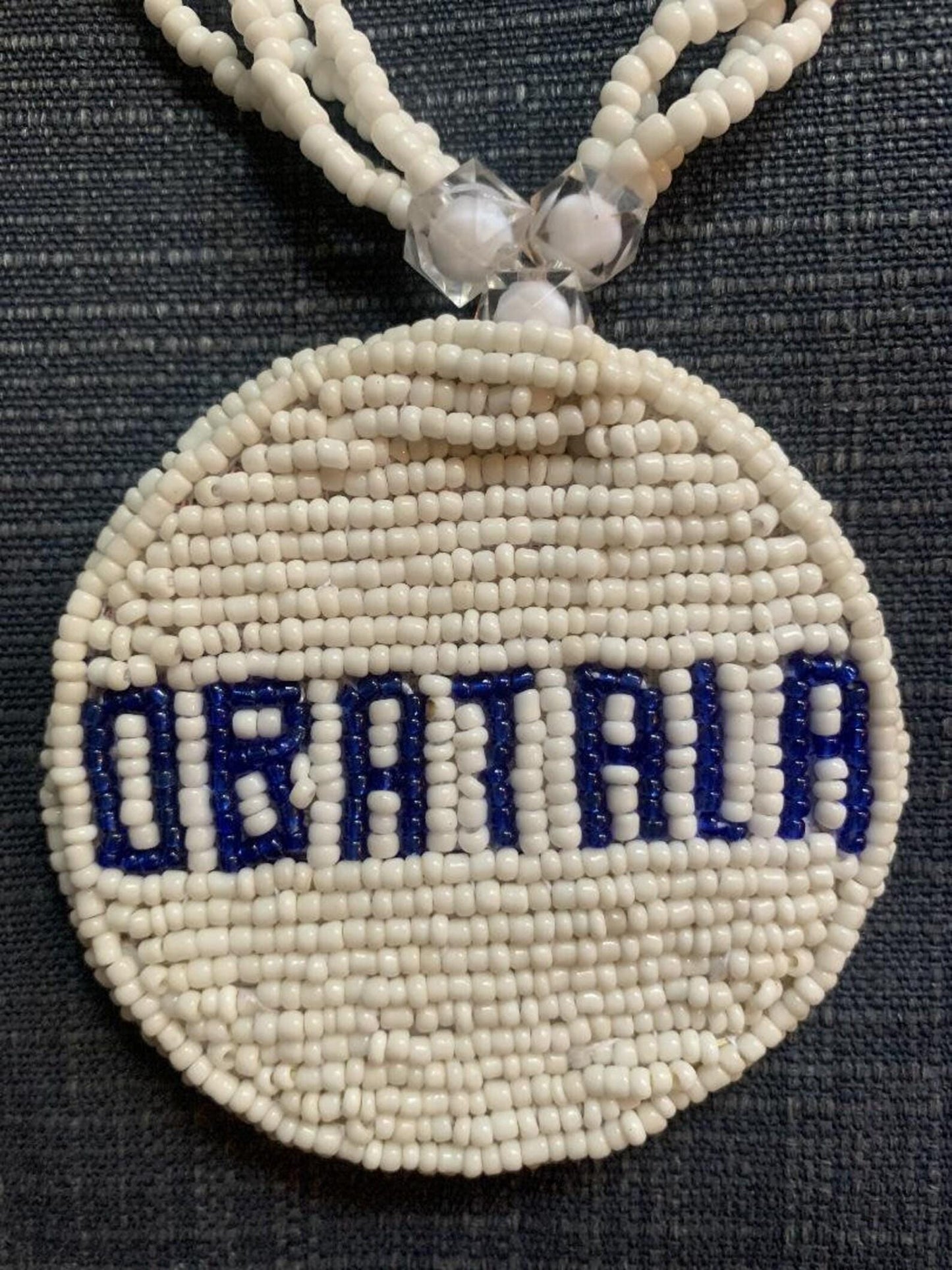 Glass Beads Ileke Obatala beads necklace