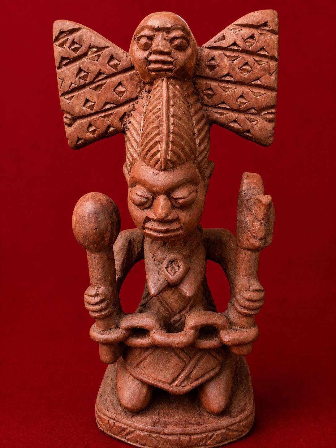 A Yoruba Oya Spiritual Statue Oya