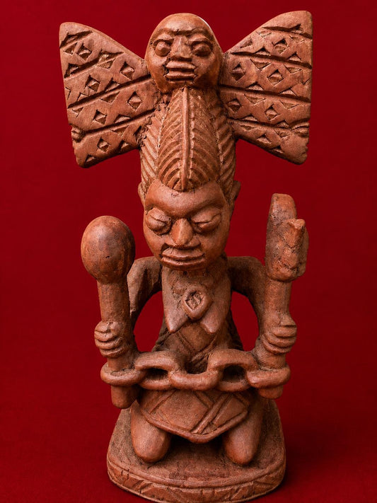 A Yoruba Oya Spiritual Statue Oya