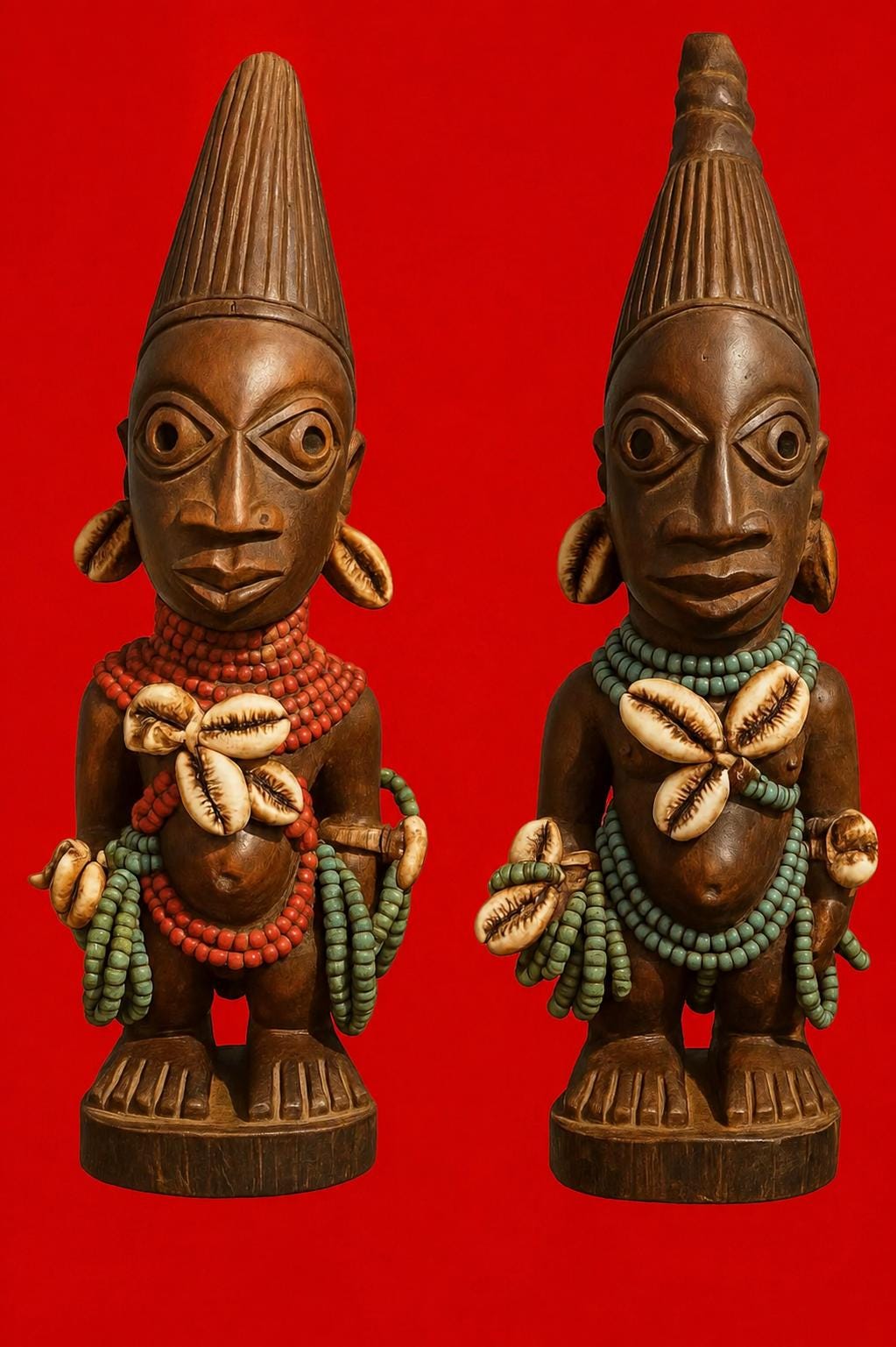 Yoruba Ejire Ibeji Statue SET