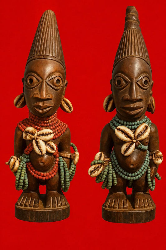 Yoruba Ejire Ibeji Statue SET
