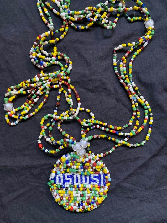 Glass Beads Ileke  Osoosi  beads necklace