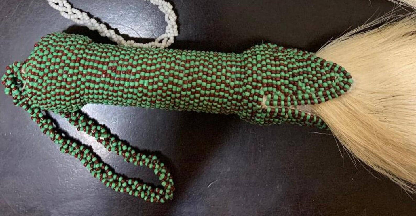 Huge Glass beads Yoruba Beaded Ifa Irukere