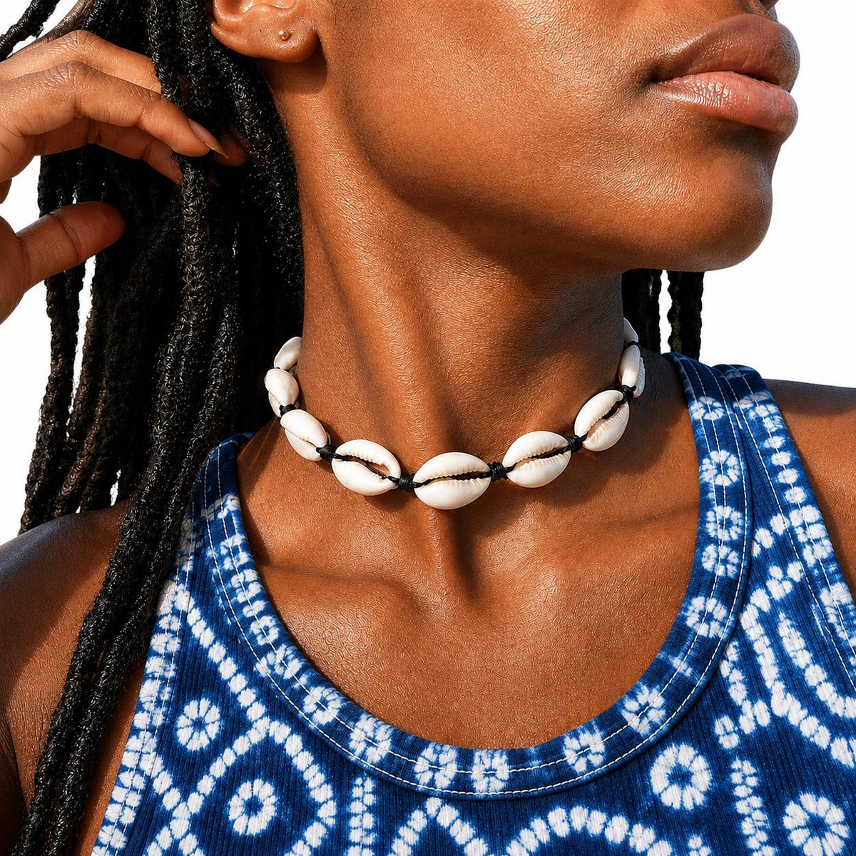 Yoruba Cowrie Shell Chocker for Wealth