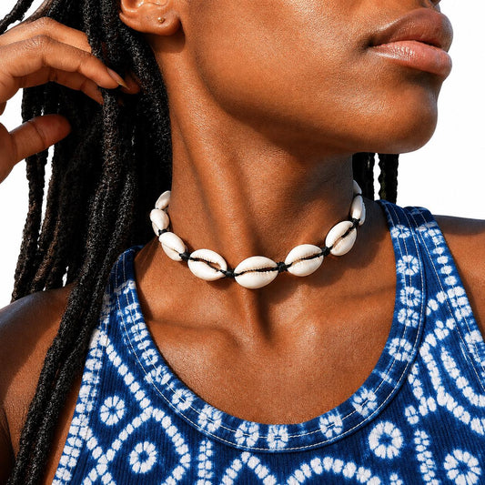 Yoruba Cowrie Shell Chocker for Wealth