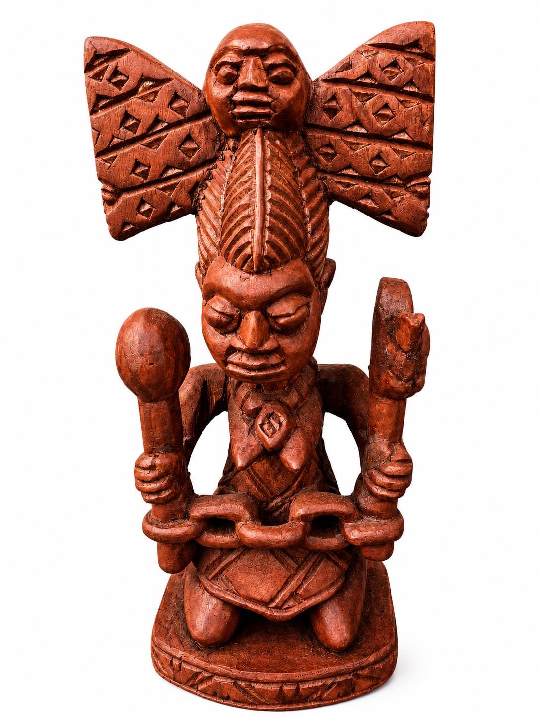 Authentic Traditional Yoruba Oya Spiritual Statue Oya Icon