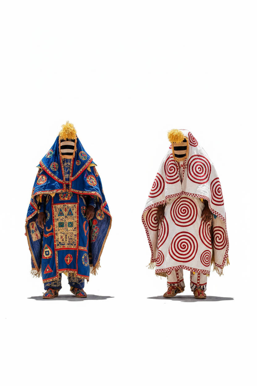 Egungun Costume No Fringe Pinterest Image