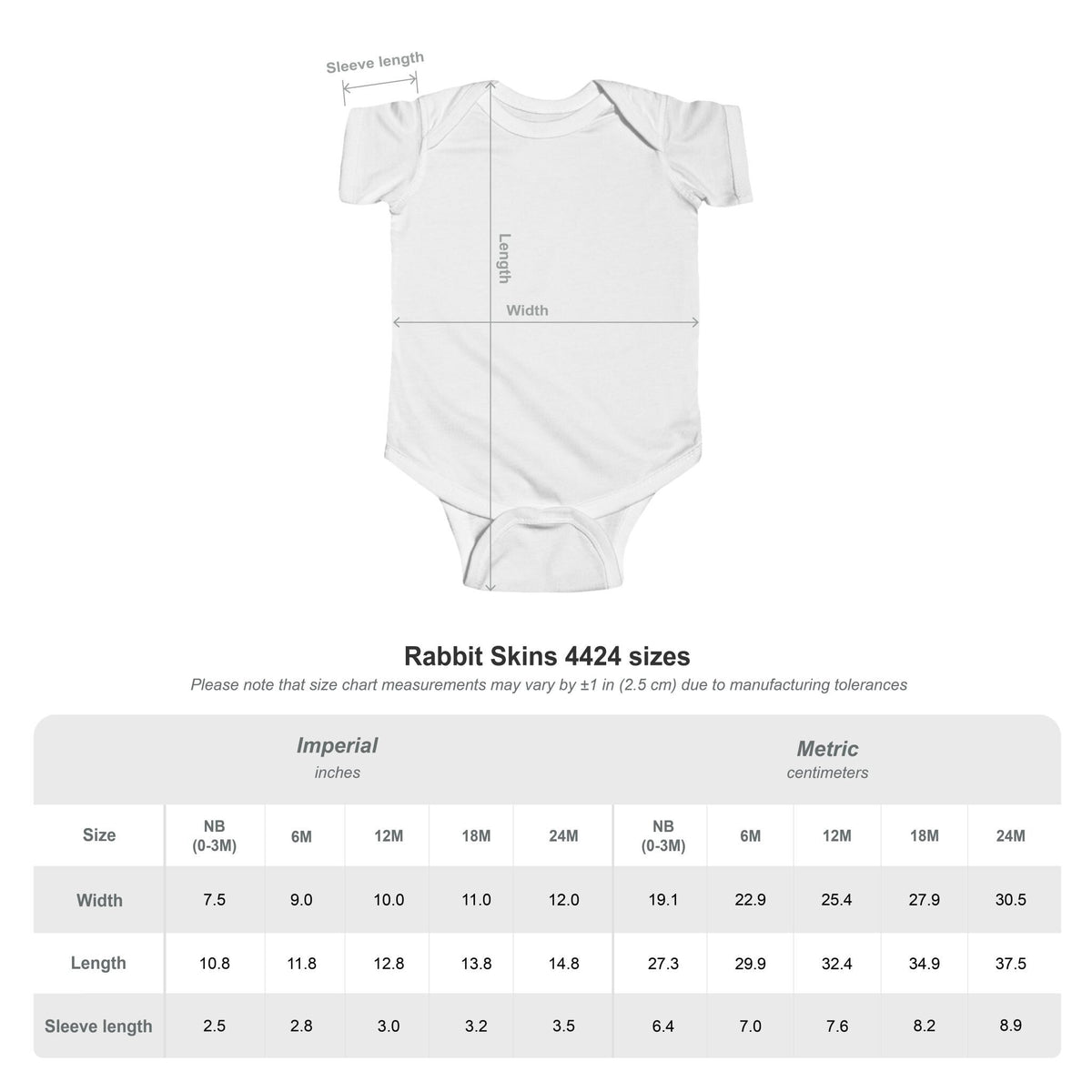 Infant Fine Jersey Bodysuit