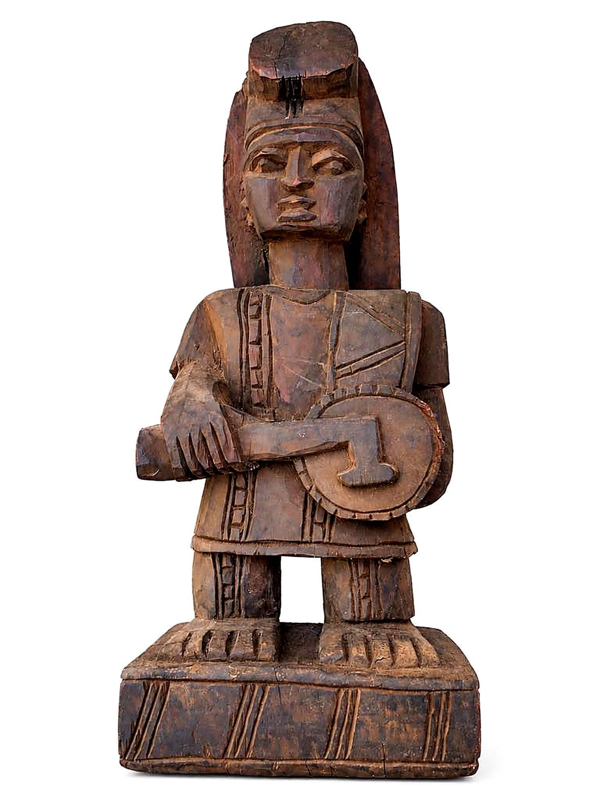 1970s Malania Wood Vintage Yoruba Oyo Figure