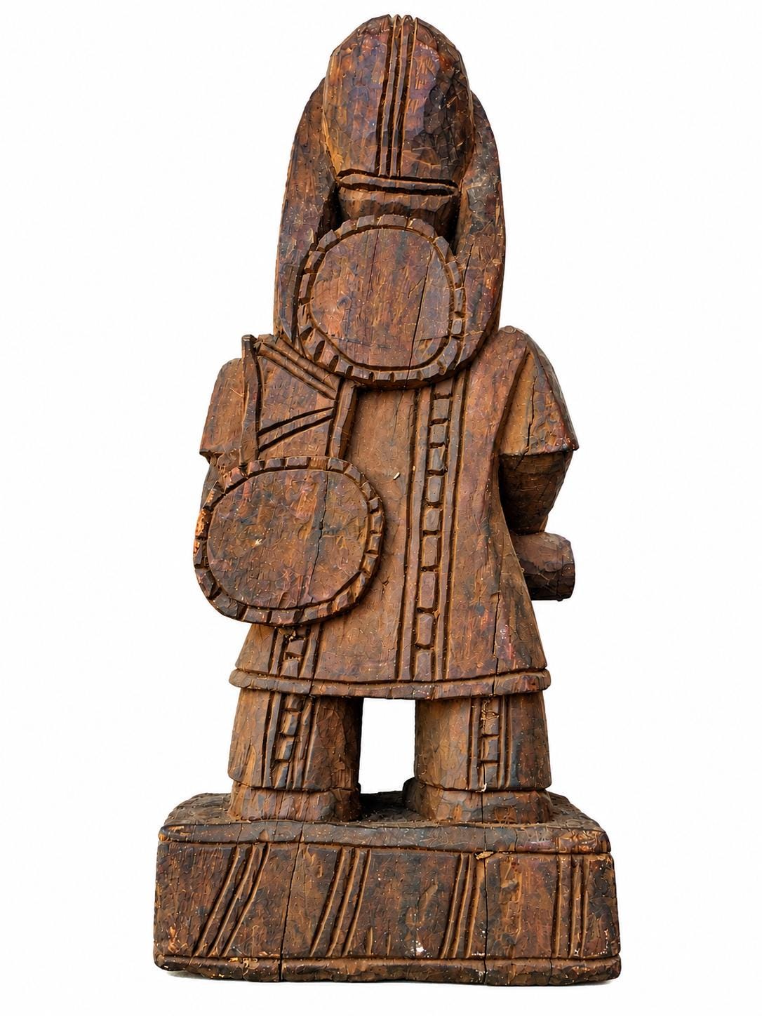 1970s Malania Wood Vintage Yoruba Oyo Figure