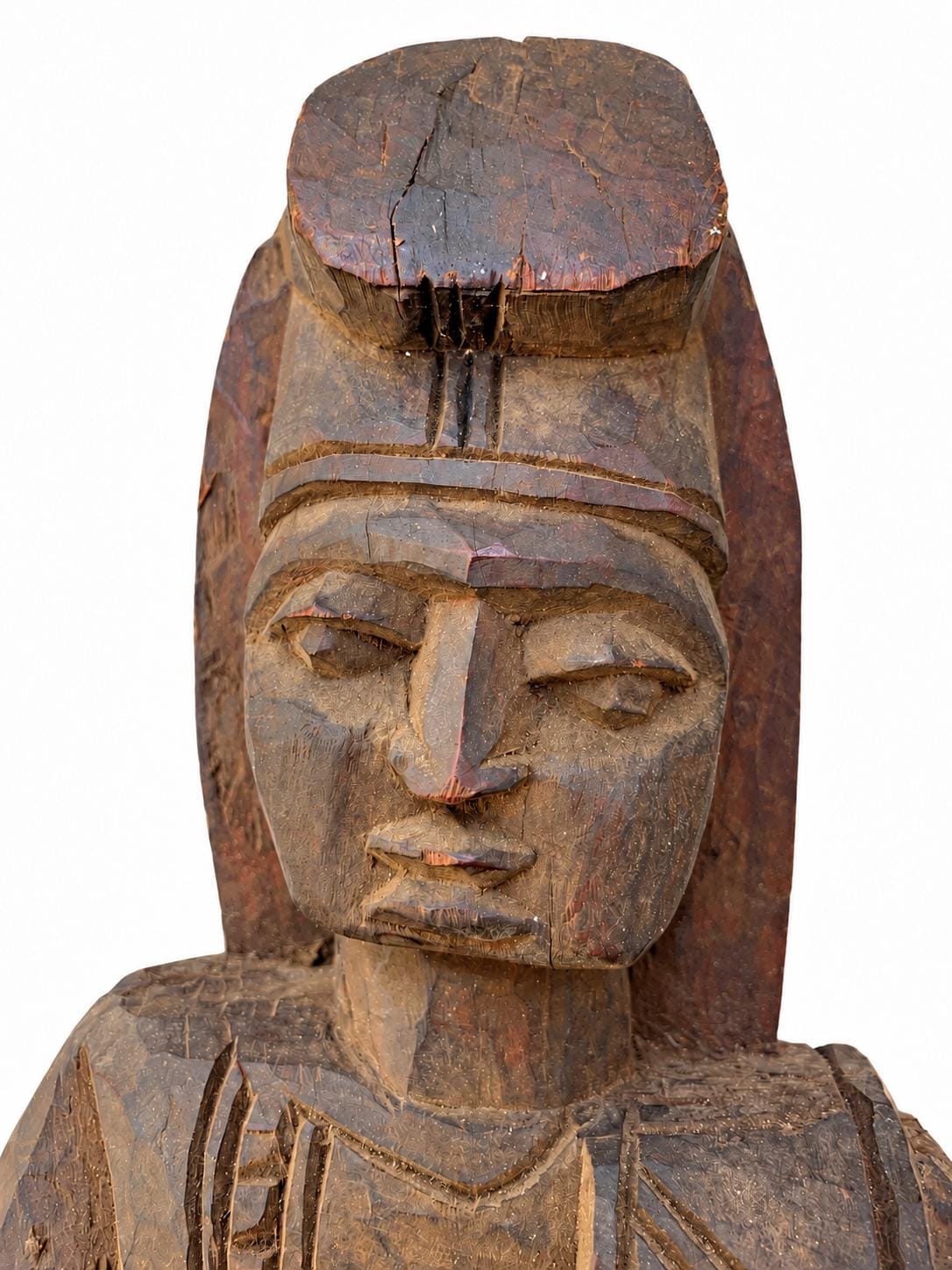 1970s Malania Wood Vintage Yoruba Oyo Figure
