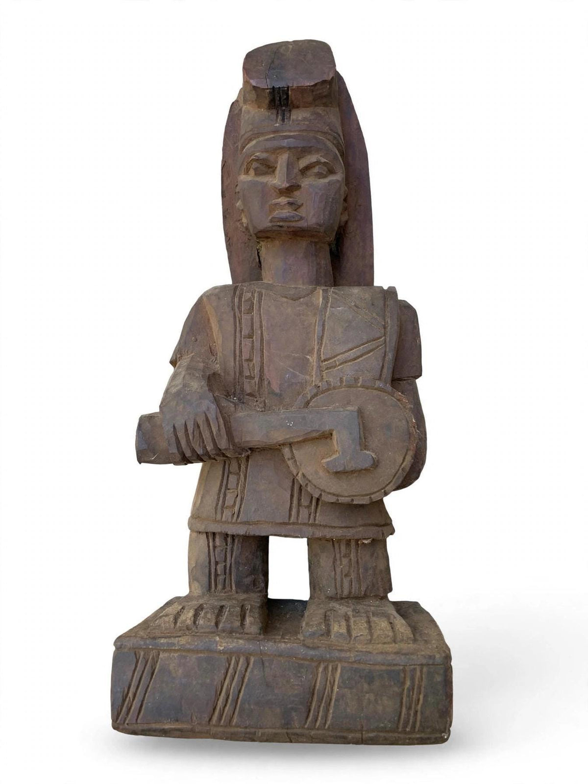 1970s Malania Wood Vintage Yoruba Oyo Figure